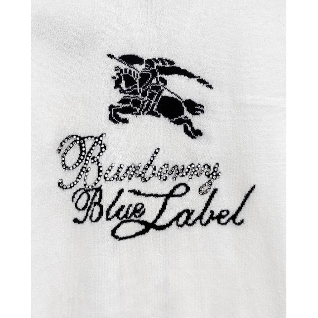 Burberry blue label 戰馬 logo 針織連帽外套