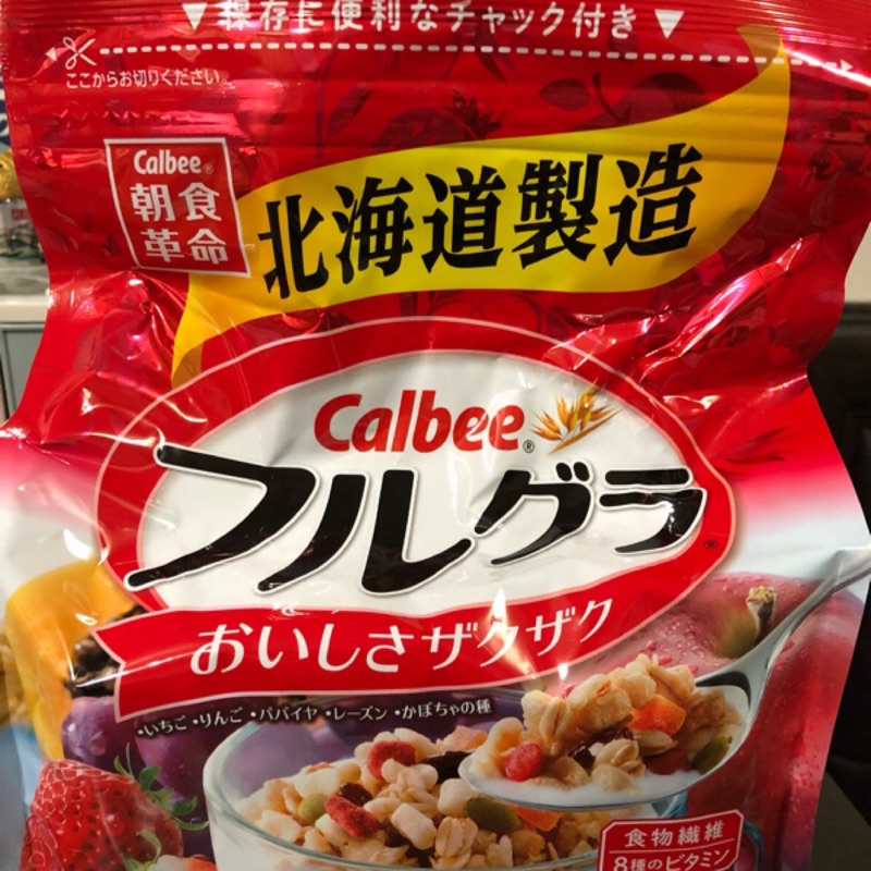 【Calbee 卡樂比】富果樂水果麥片(500g) 好市多購入