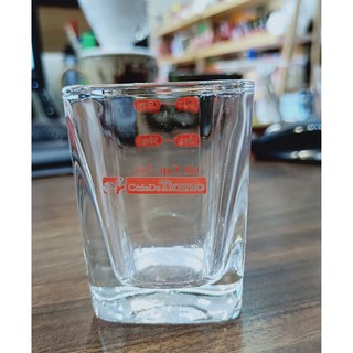 Tiamo 紅字方型透明厚玻璃量杯 2oz AC0015 盎斯杯 量杯 盎司杯 飲料 調酒 玻璃杯