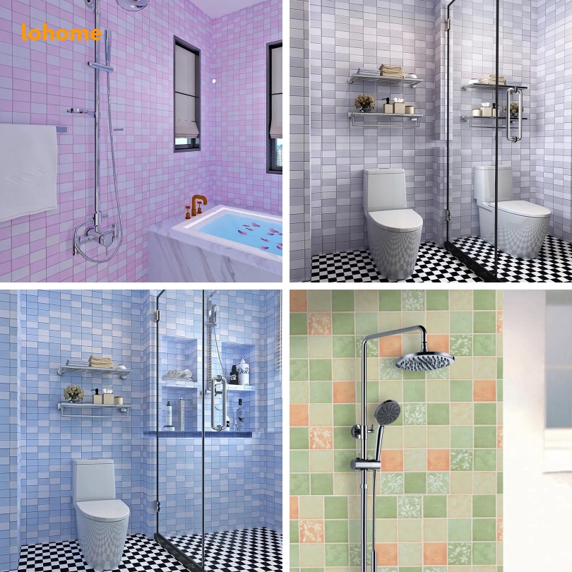 浴室防水壁貼加厚防潮廁所瓷磚翻新自粘牆紙