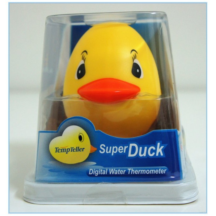 【DEAR BABY】Super Duck 黃色小鴨液晶螢幕電子水溫計 可當洗澡玩具 現貨