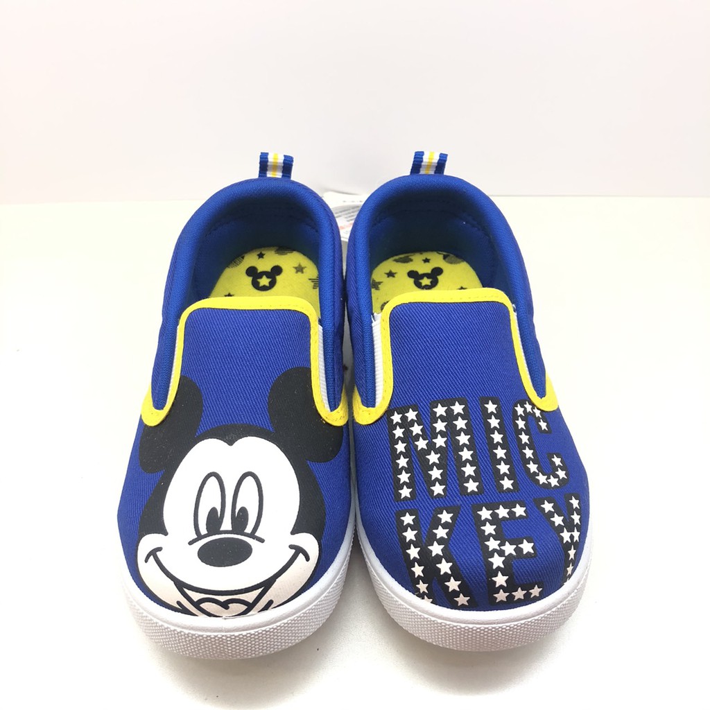 零碼出清 Disney 迪士尼 Mickey 米奇 男童 布鞋 休閒鞋 兒童懶人鞋 童鞋 正版授權 台灣製