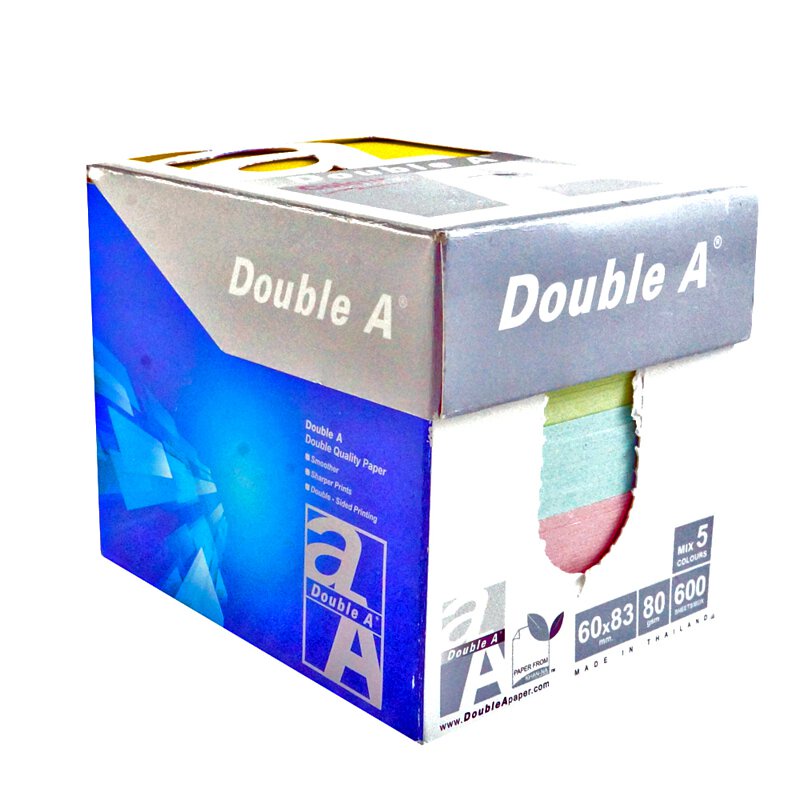 Double A 迷你便條紙-彩色DS-006C ( 便條紙 / 空白紙 / 記事 / 留言 )《豐年季小舖》