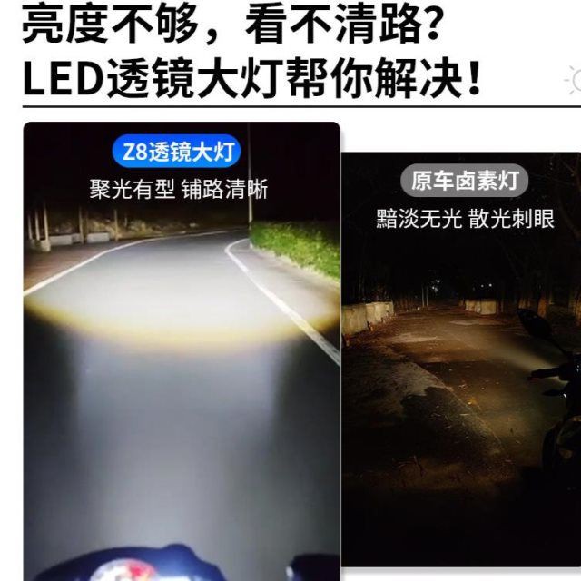 【KG精選】【改裝大燈】KTM 250DUKE摩托車LED透鏡大燈改裝杜克公爵125 200 390 650 990