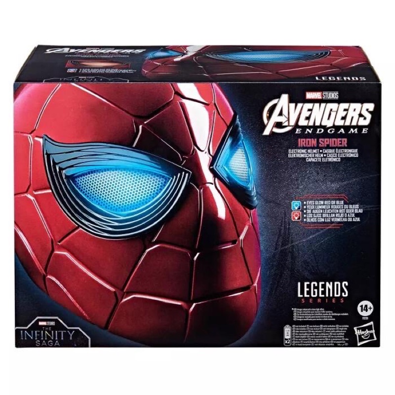 Hasbro 孩之寶 漫威傳奇 1:1 鋼鐵蜘蛛人 收藏頭盔  Marvel Legends（卡司旗艦）