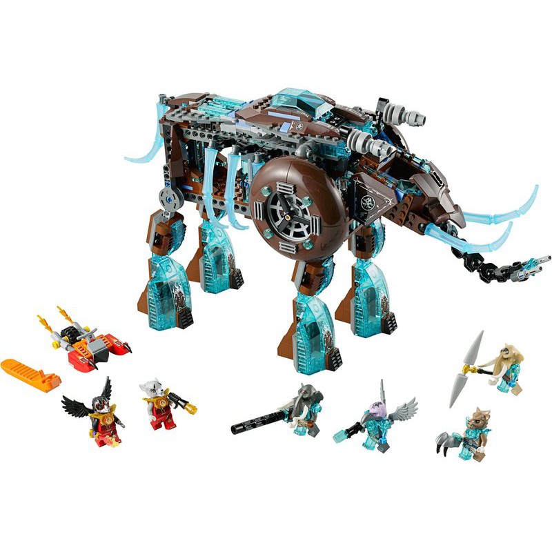 LEGO 樂高 CHIMA 神獸系列 70145 Maula's Ice Mammoth Stomper 全新 無外盒