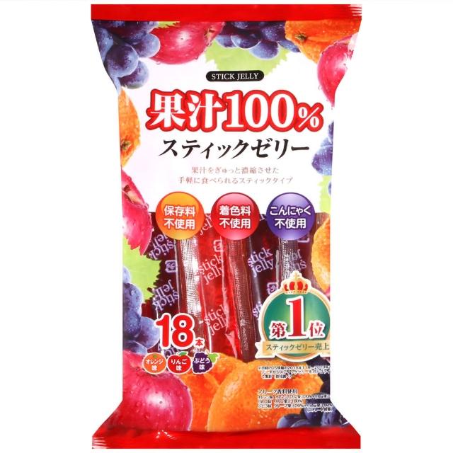 【愛零食】日本 RIBON 立夢水果果凍條 果凍