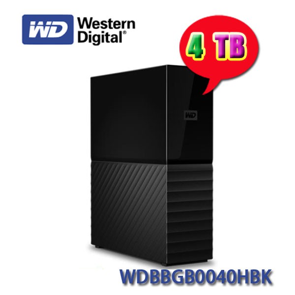 【3CTOWN】含稅附發票 WD威騰 4T 4TB WDBBGB0040HBK My Book 3.5吋外接式硬碟
