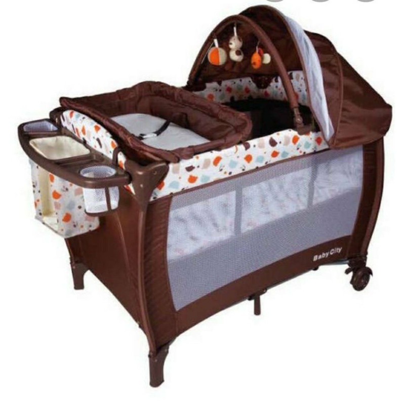 babycity 二手遊戲床 嬰兒床 攜帶式嬰兒床