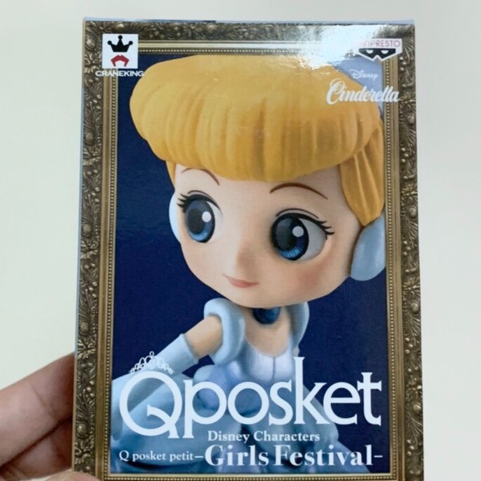 全新現貨 日本帶回 Qposket Petit Girls Festival 仙杜瑞拉 迪士尼 Q版 公仔 灰姑娘
