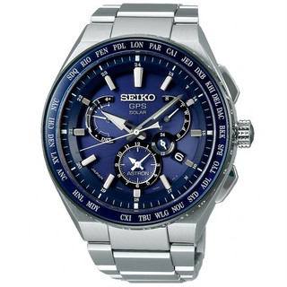 【聊聊私訊甜甜價】Seiko 精工Astron 8X53-0AV0B時尚鈦兩地時間太陽能GPS校時腕錶/46mm
