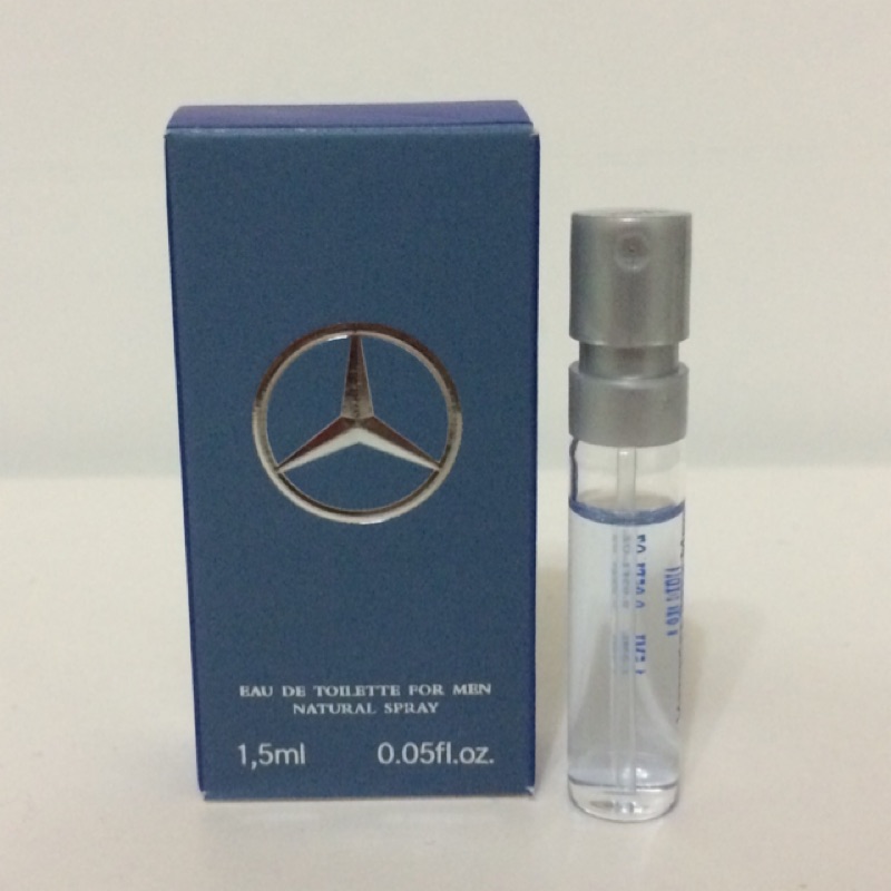 Mercedes Benz Blue紳藍爵士男性淡香水1.5ml/針管香水