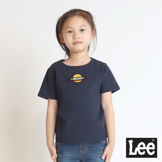 Lee 星球繡標短袖T恤 丈青 男女童裝 LL2002139PC