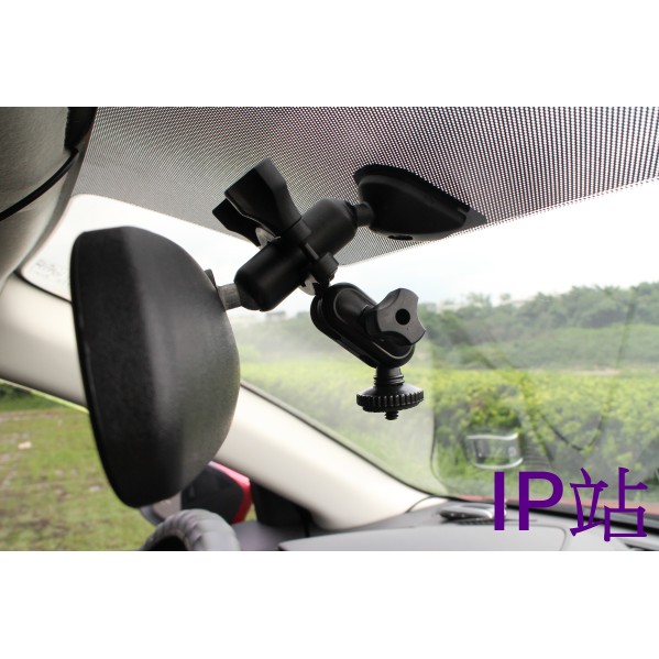 【IP站】DV 1/4 小蟻 GOPRO SJ4000 螺牙 機車行車記錄器 運動攝影機 後視鏡 後照鏡 支架 車架底座