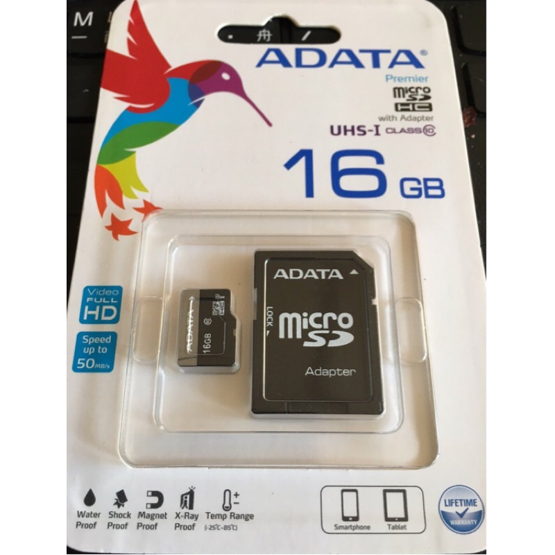 ADATA 威剛 Micro SD 16GB 記憶卡 C10 TF 原廠終保_數量有限~32g