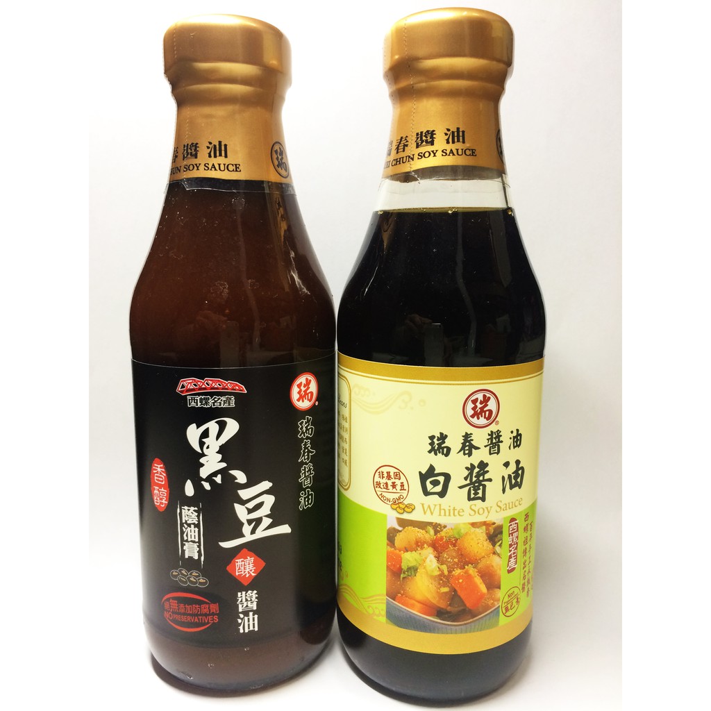 西螺-瑞春醬油-黑豆蔭油膏-白醬油&lt;純素&gt; 250ml