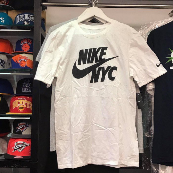 BEETLE NIKE NEW YORK NYC LOGO 白黒 紐約 城市 短TEE 914290-100 M L