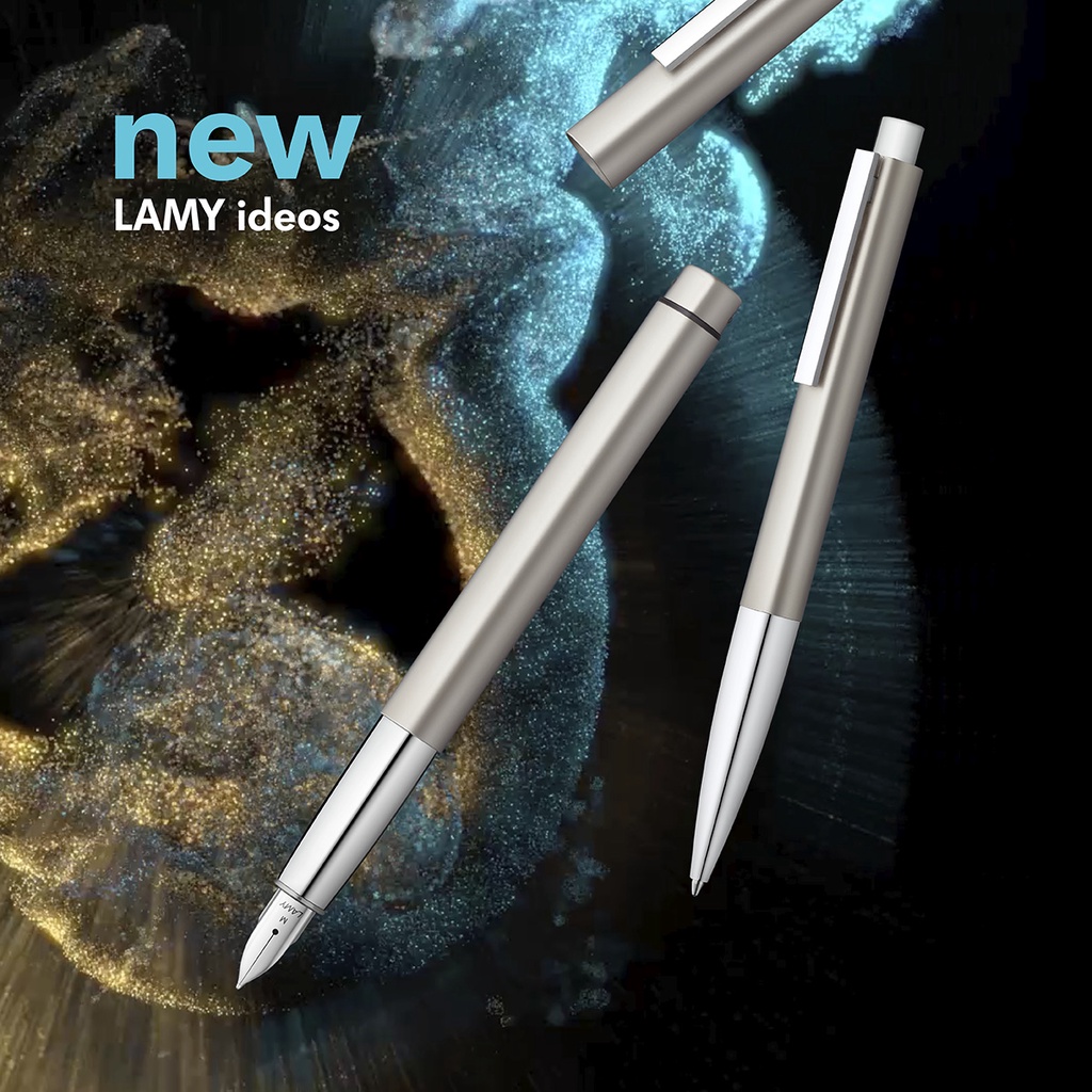 【古今鋼筆】德國品牌 LAMY 凌美 ideos 理念系列 香檳金 鋼筆