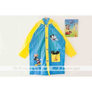 mandyshop【M2835】㊣ Disney迪士尼 / 米奇書包造型─ 兒童雨衣