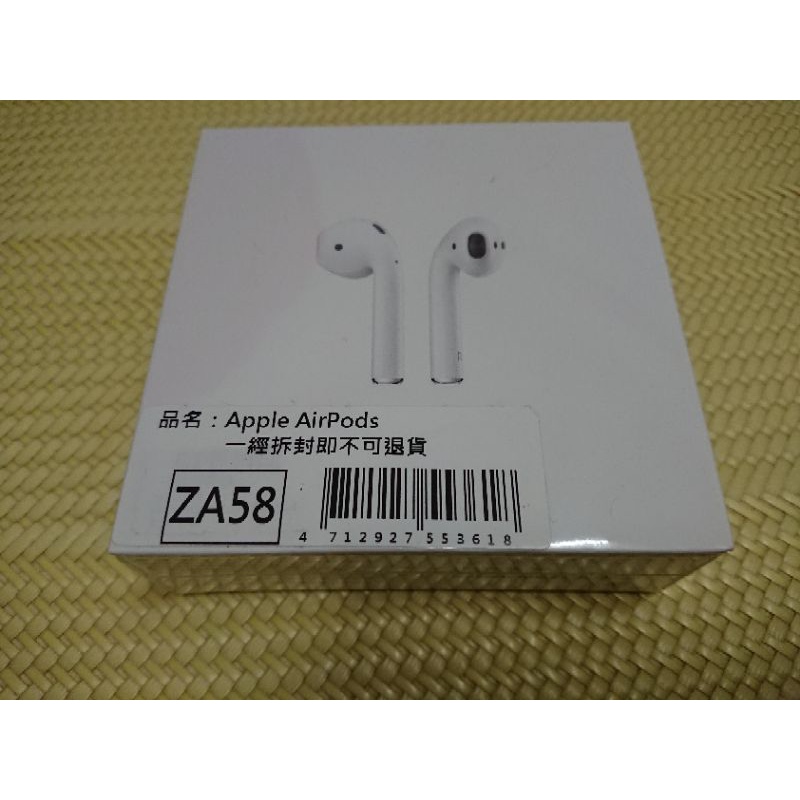 原廠全新未拆！AirPods 搭配充電盒