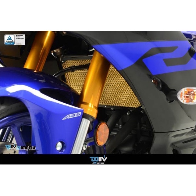 【R.S MOTO】YAMAHA YZF-R3 YZFR3 15-21年 水箱護網 基本款 黑鋁框 DMV