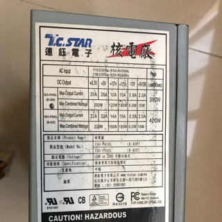 我最便宜 電腦 電源供應器 核電廠 ISO-P450L 350W