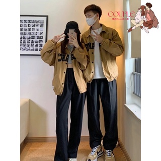 【COUPLE】情侶外套🔥超推🔥美式棒球服男女情侶款韓風chic超火小眾復古百搭休閒工裝春