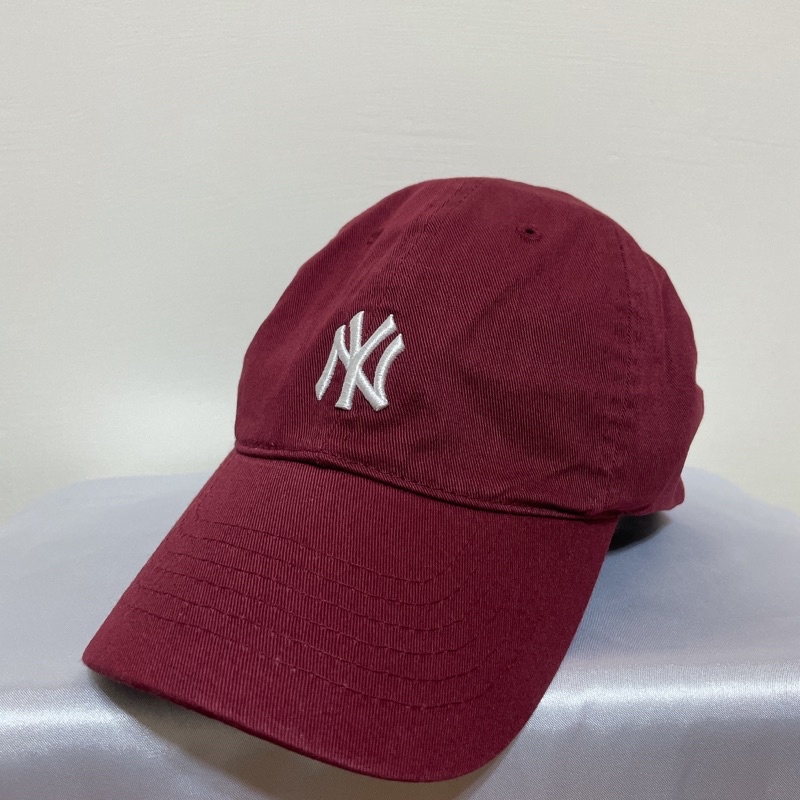 MLB全新酒紅色棒球帽 正品