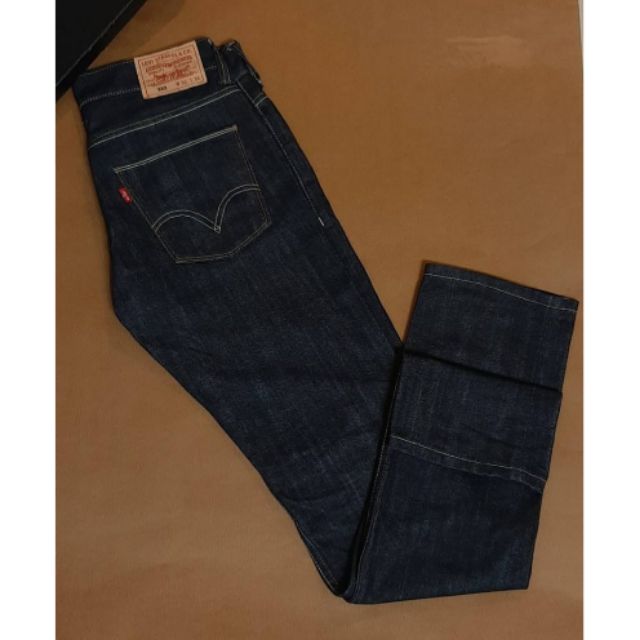 （客訂勿下標）正品Levis522 男深藍色直筒牛仔褲W30/L34