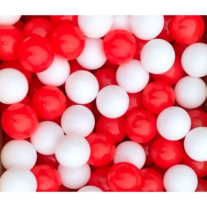 *幼之圓*台灣製~球池球屋遊戲塑膠彩球~紅色彩球~空心塑膠球~彩色軟球~兒童遊戲球池球~海洋球/波波球~MIT