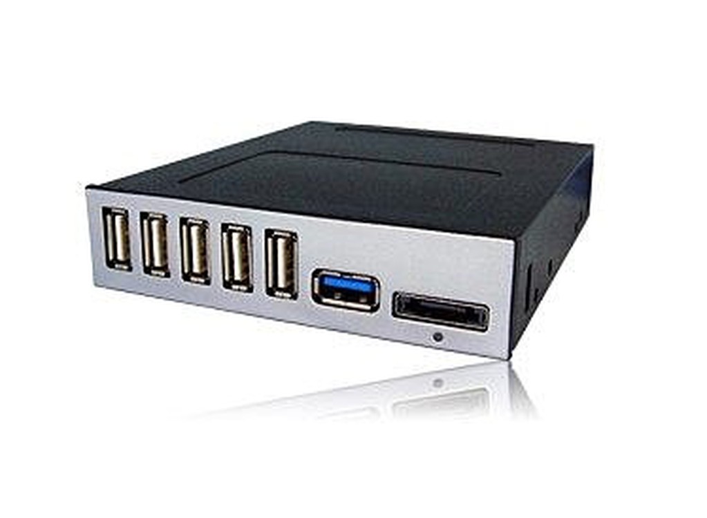 小白的生活工場*EASYDIY (ED-UB-IN5-2) 前置3.5 5USB HUB+USB3.0~