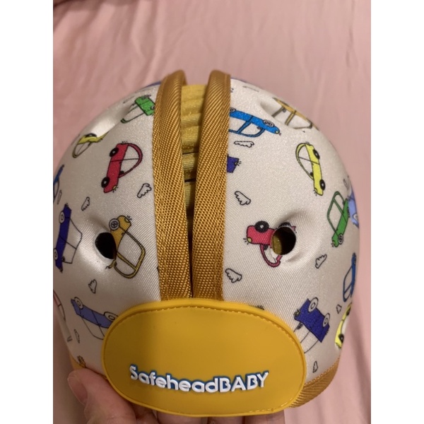 英國SafeheadBaby 幼兒學步防撞帽 防撞安全帽 噗噗汽車