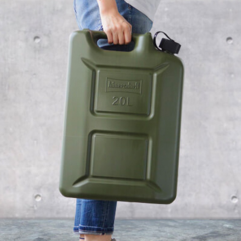 -進口 -熱銷 #德國Hunersdorff-塑料燃料罐20L戶外水油收納罐大容量結實軍旅風