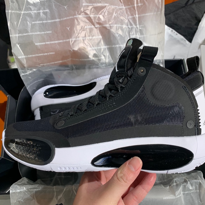 NIKE AIR JORDAN 34 XXXIV PF ECLIPSE 黑白 耐磨 BQ3381-001