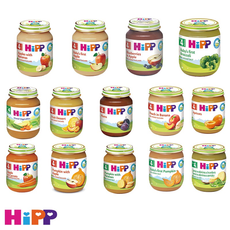 HiPP喜寶 有機水果/蔬菜泥(共15款)125g 米菲寶貝