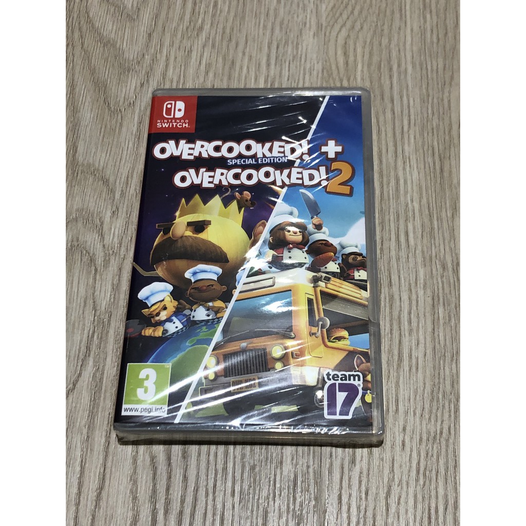 【全新 現貨】煮過頭 1+2 合輯  全新未拆 Switch NS 煮過頭 2 Overcooked 2 中文版