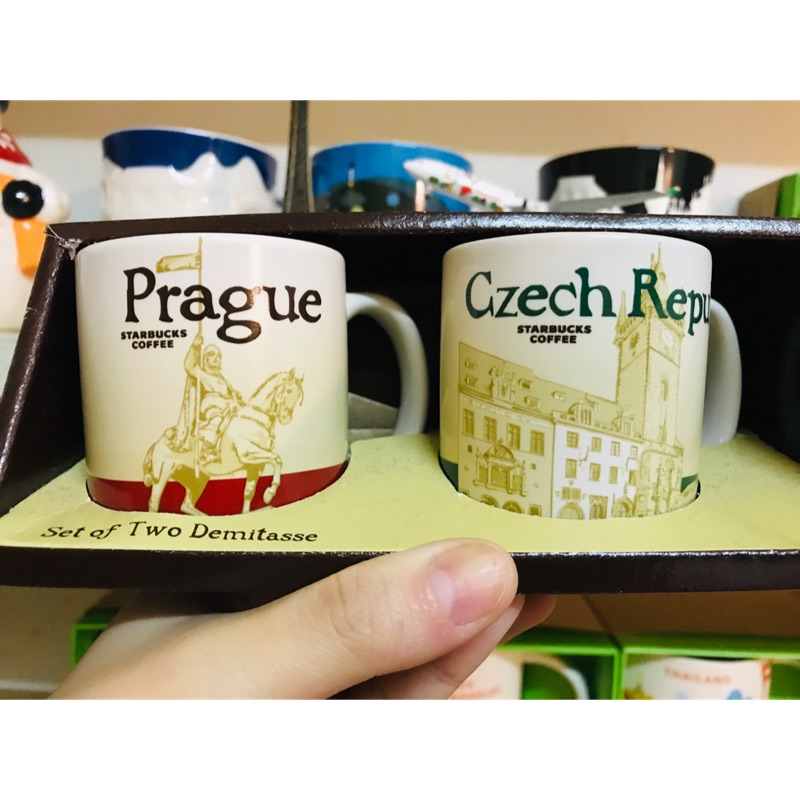 全新星巴克城市杯  布拉格+捷克 小杯組