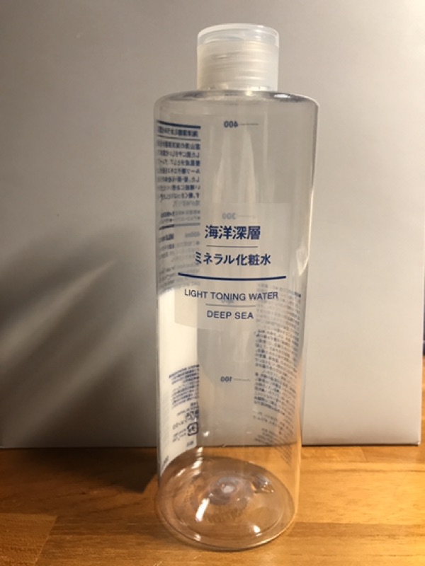 Muji無印良品海洋深層礦泉化妝水 空瓶 400ml保養品空罐 空盒 分裝瓶 分裝罐 盥洗包用具 蝦皮購物