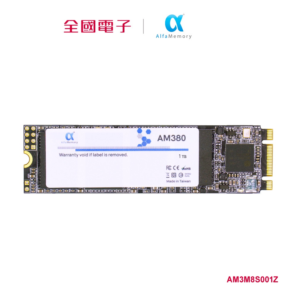 Alfa SSD AM380 1TB M.2 SATA 2280  【全國電子】