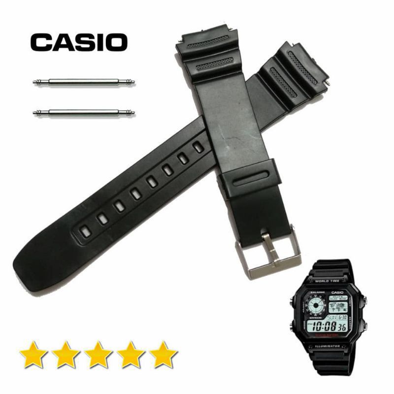 卡西歐 AE-1200 AE-1300 錶帶 AE1200 AE1300 獎勵筆