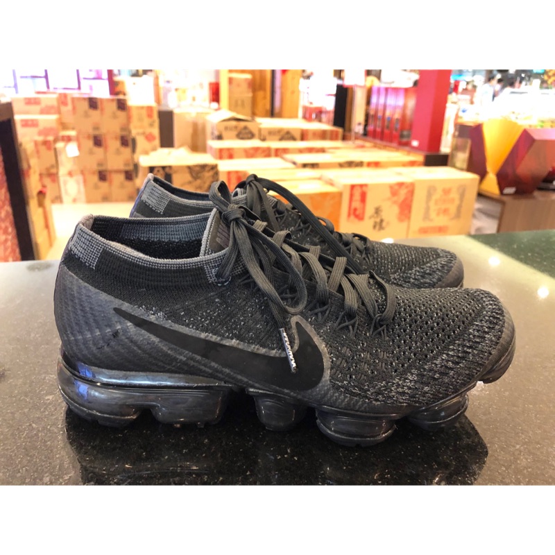 Nike Air Vapormax編織 黑灰全氣墊（6.5/23.5號）