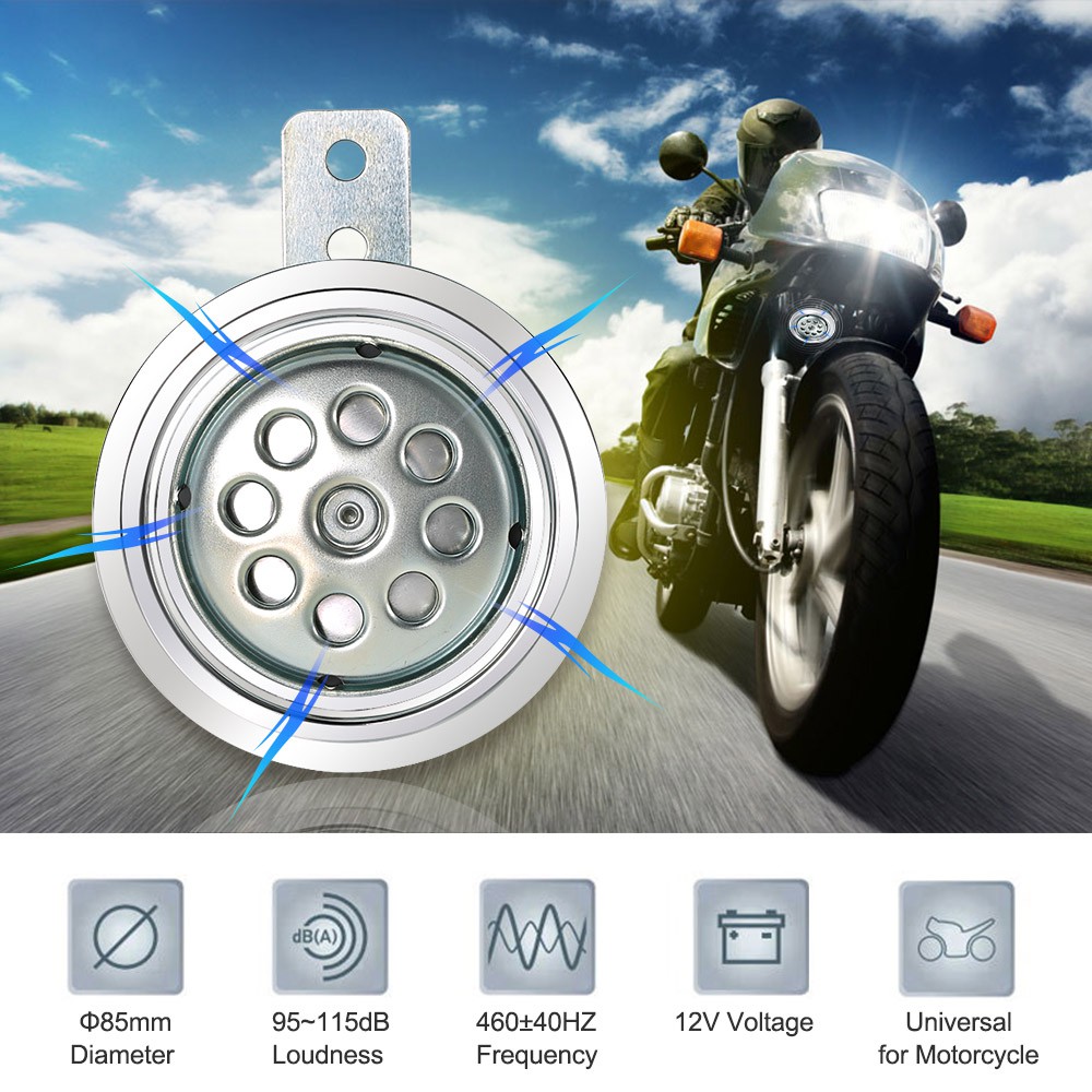 F85mm超響通用摩托車電喇叭12v 110db 蝦皮購物