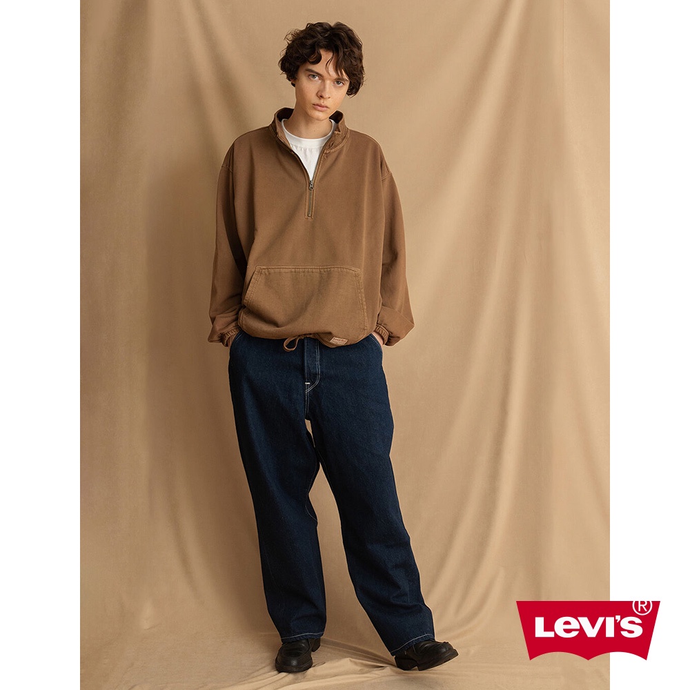 Levis Red 工裝手稿風復刻再造 排釦寬直筒牛仔褲 Twisted側縫線 原色 男 熱賣單品 A1099-0000
