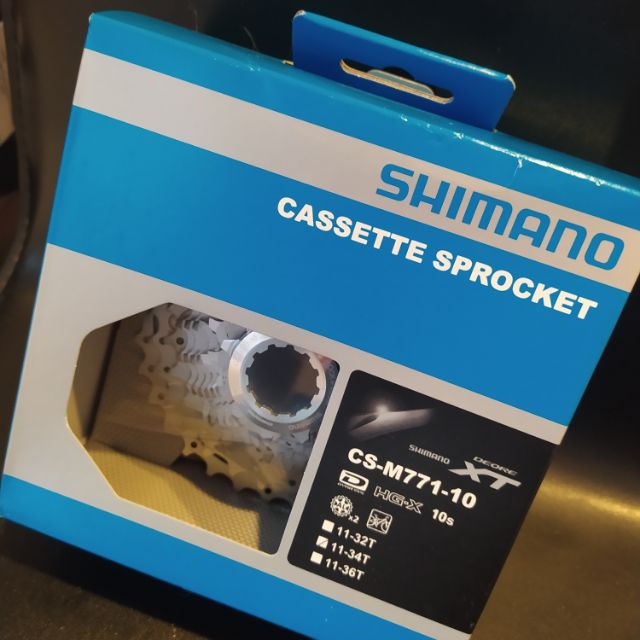 Shimano Deore XT CS-M771-10 10 speed Cassette 11-34T