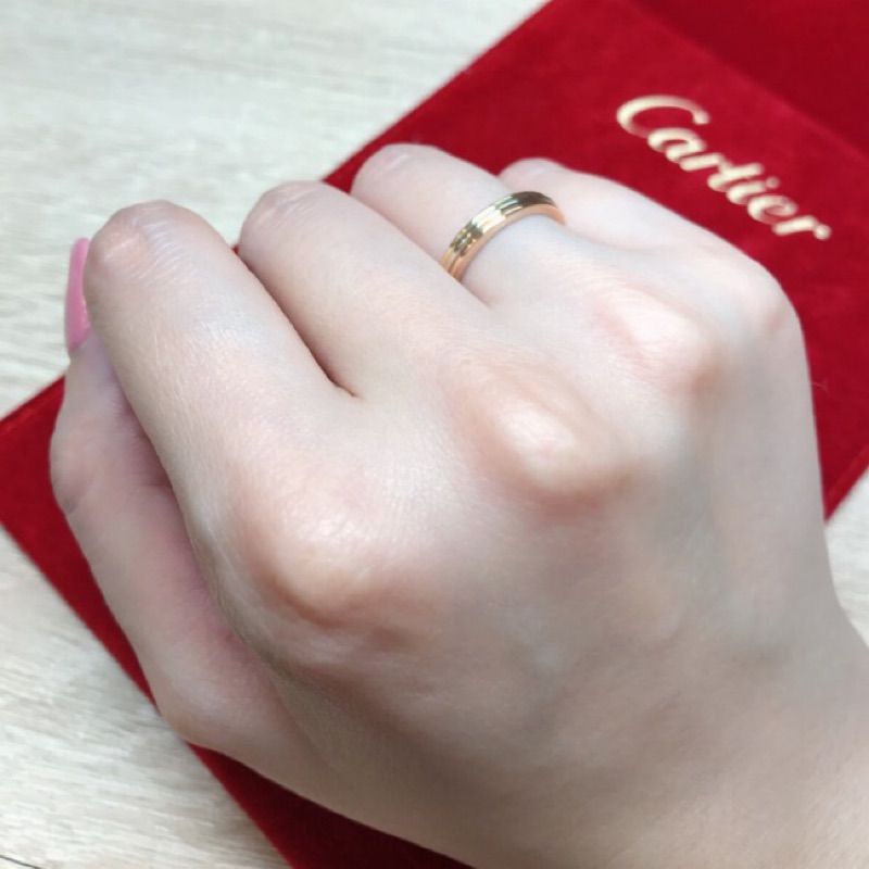 Cartier Trinity 750 18k 三環三色戒