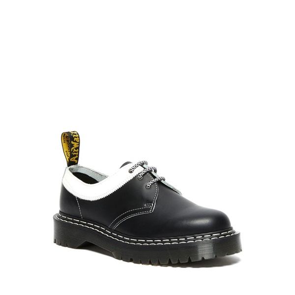 麻緹子 經典 3孔 Dr.Martens 英國 馬汀大夫 黑/白 1461 BEX DS 龐克 雙車線 漆牛皮 女/男