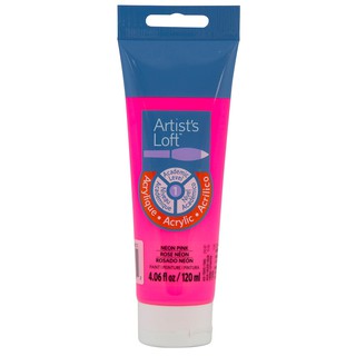 Artist's Loft 霓虹粉紅色 Neon Pink120 ml Acrylic 壓克力顏料 266587