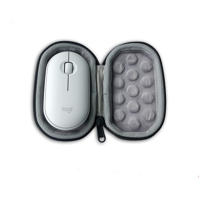 全新便攜式手提箱收納盒適用於羅技 Pebble Mouse 2 M350s / Pebble Mouse 保護袋