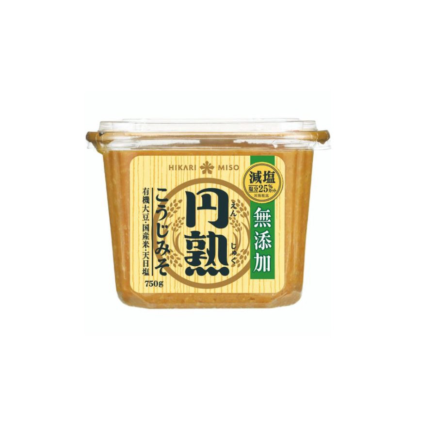 日本製  熟成味噌  無添加  減鹽  750g