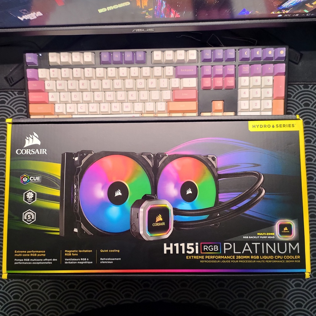 海盜船 H115i RGB Platinum 280 白金版 (保內)